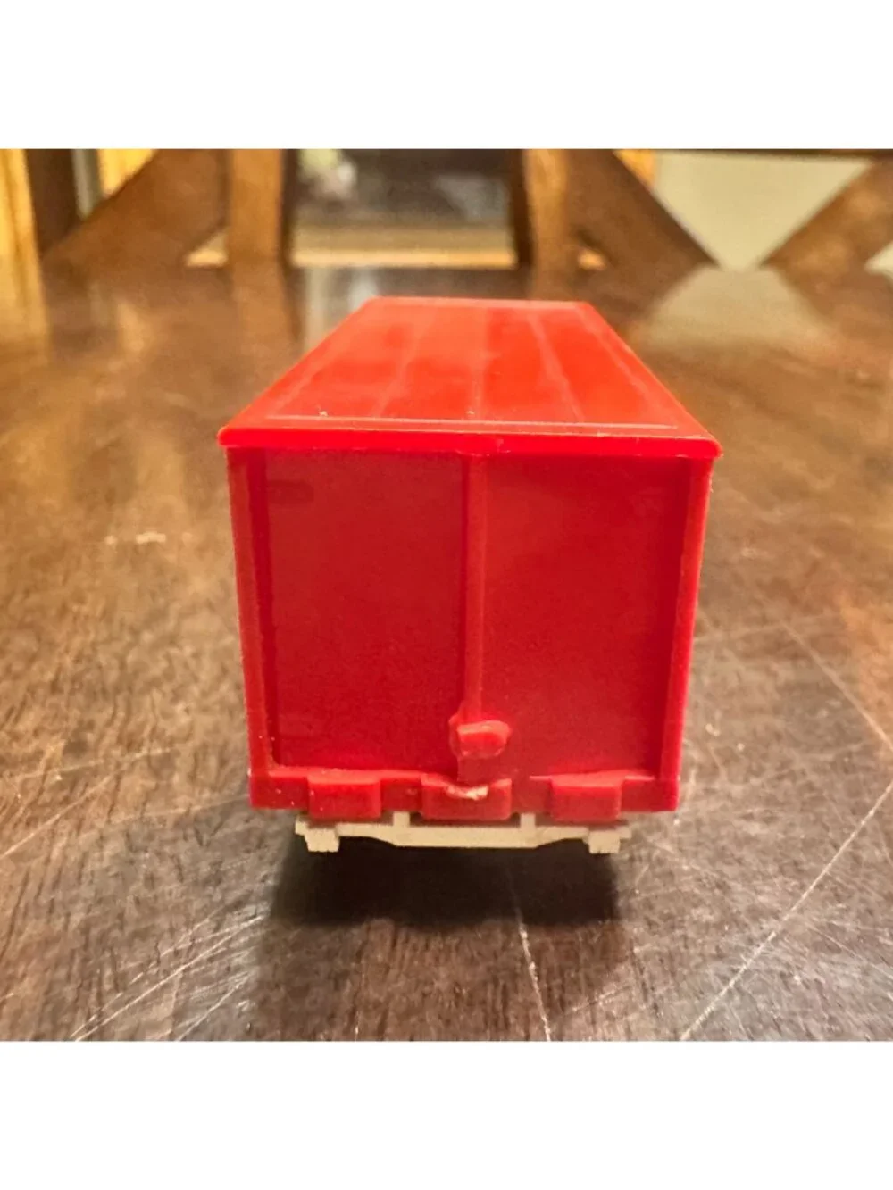 Vintage Plastic Praline Mercedes Benz Feurwehr Red Ambulance